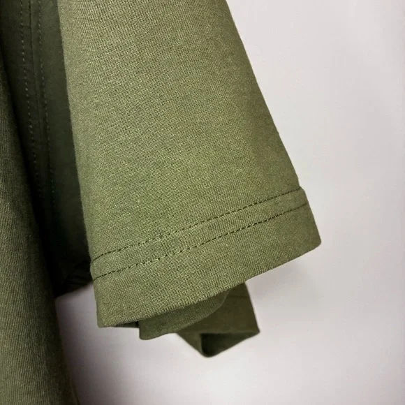Dickies Olive Green Short Sleeve Tee with Chest Pocket - Picture 4 of 6